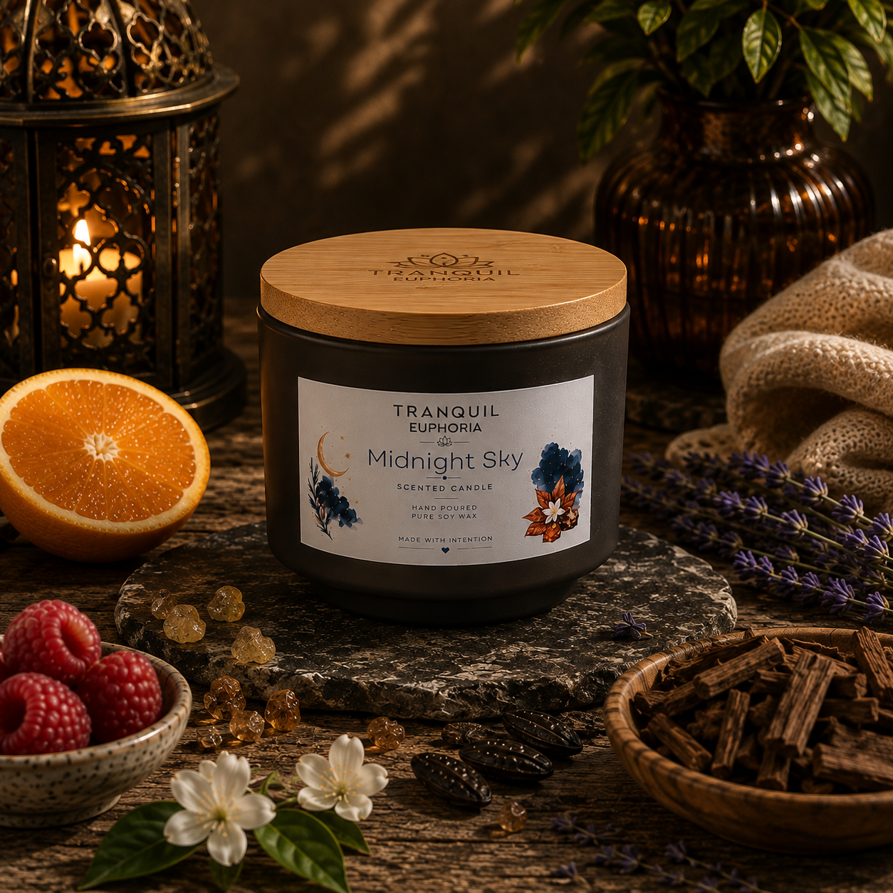 Soy Wax Candle - Midnight Sky - Medium