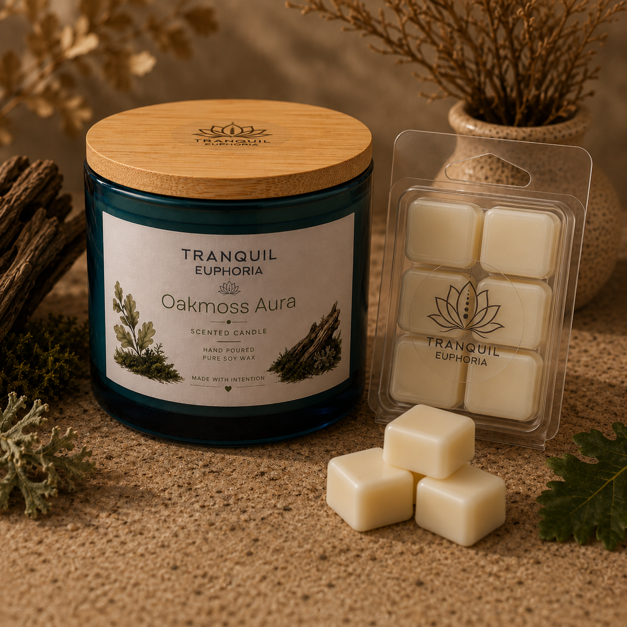 Soy Wax Melt - Oakmoss Aura